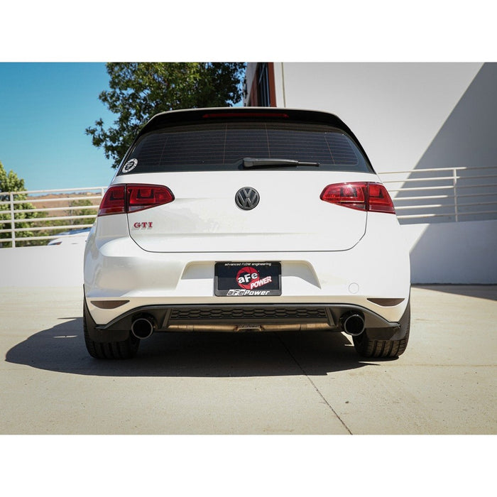 aFe Power Mach Force-Xp 3 IN to 2-1/2 IN Stainless Steel Axle-Back Exhaust System Volkswagen GTI (MKVII) 15-17 L4-2.0L (t)