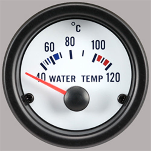 Autogauge 2" White Water Temperature Gauge