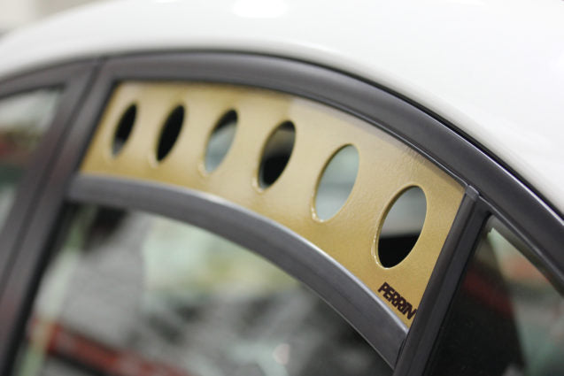 Perrin Rear Window Vent Set - Subaru WRX/STI 2015-2021 (Black)