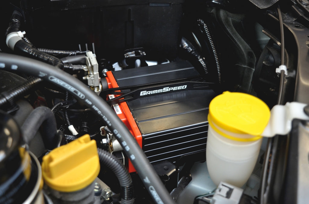 Grimmspeed Lightweight Battery Mount Kit - Subaru WRX/STI 2008-2021 (Black)
