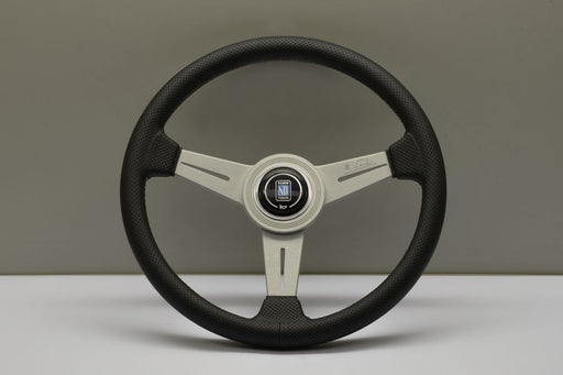 Nardi Classic Steering Wheel  - Black Leather 340mm, Grey Stitching
