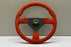 Nardi Personal Steering Wheel - Neo Grinta Red Suede/Yellow Stitching 330mm