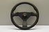 Nardi Personal Steering Wheel - Neo Grinta Black Leather/Yellow Stitching 350mm