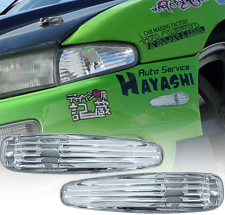 MLRacing Clear Side Bumper Indicators - Nissan S14 PFL