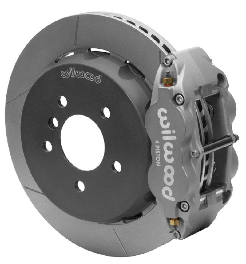 Wilwood 95-99 E36 M3 BMW Forged Narrow Superlite 4R Rear Big Brake - Gray