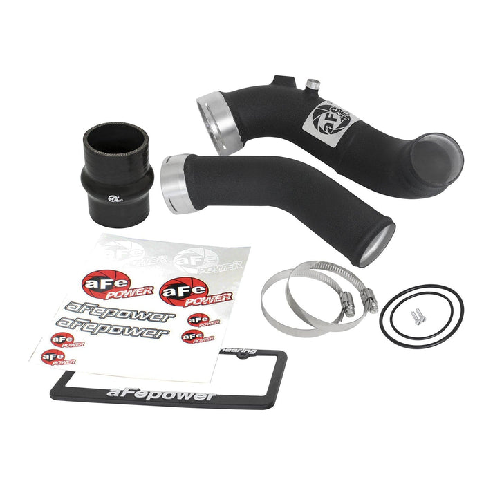 aFe Power BladeRunner 3 IN Aluminum Cold Charge Pipe Black BMW 335i (F30) 12-15 / M235i (F22/23) 14-16 L6-3.0L (t) N55