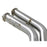 aFe Power Twisted Steel 2-1/2 IN 304 Stainless Steel Race Series X-Pipe BMW M3 (E46) 01-06 L6-3.2L S54