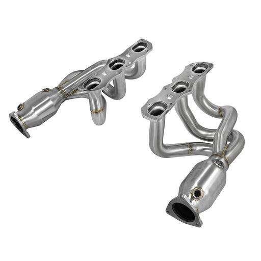 aFe Power Twisted Steel Header 304 Stainless Steel w/ Cat Porsche 911 C2S (991) 12-15 H6-3.8L