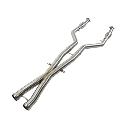 aFe Power Mach Force-Xp X-Pipe 2-1/2 IN 304 Stainless Steel w/ Cat BMW M3 (E90/92/93) 08-13 V8-4.0L S65