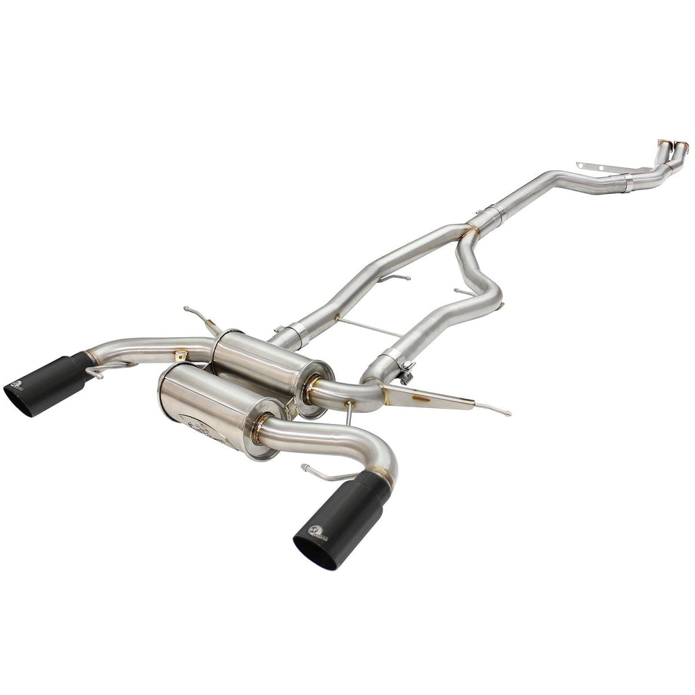 aFe Power Mach Force-Xp 3 IN to 2-1/2 IN Stainless Steel Cat-Back Exhaust BMW 335i (E90/92) 11-13 L6-3.0L (t) N55