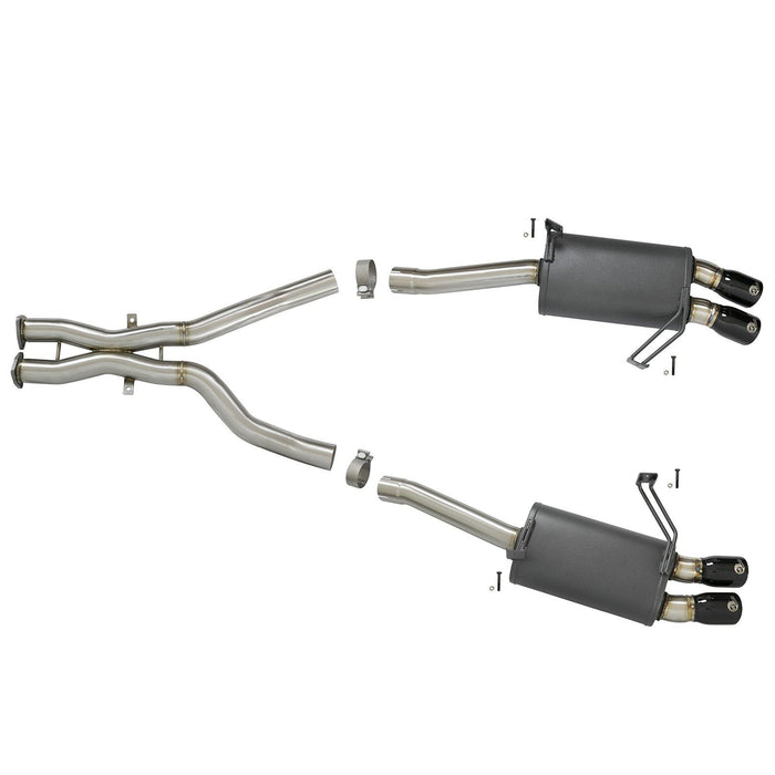 aFe Power Mach Force-Xp 2-1/2 in 304 Stainless Steel Cat-Back Exhaust BMW Z4 M (E85/86) 06-08 L6-3.2L S54