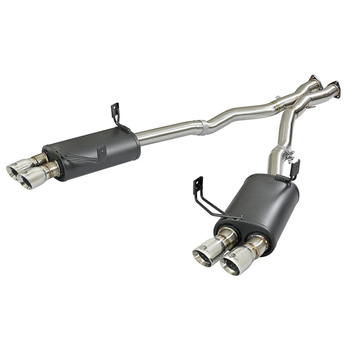 aFe Power Mach Force-Xp 2-1/2 in 304 Stainless Steel Cat-Back Exhaust BMW Z4 M (E85/86) 06-08 L6-3.2L S54