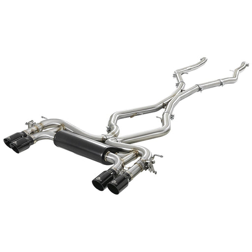 aFe Power Mach Force-XP 3-1/2 IN 304 Stainless Steel Cat-Back Exhaust System BMW X5 M (F85) / X6 M (F86) 15-19 V8-4.4L (tt) S63