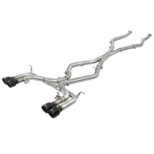 aFe Power Mach Force-XP 3-1/2 IN 304 Stainless Steel Cat-Back Exhaust BMW X5 M (F85) / X6 M (F86) 15-19 V8-4.4L (tt) S63