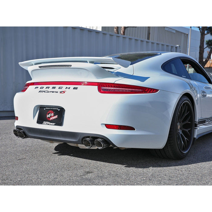 aFe Power Mach Force-Xp 2-1/2 IN 304 Stainless Steel Cat-Back Exhaust Porsche 911 Carrera (991) 12-16 H6-3.8L