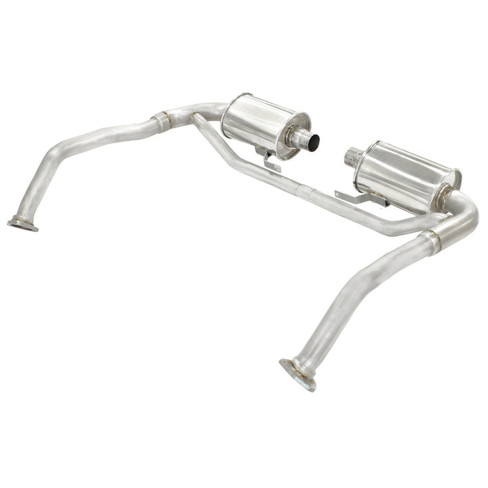 aFe Power Mach Force-Xp 2in to 2-1/2in Stainless Steel Cat-Back Exhaust System Porsche Boxster S (987.1) 05-08 H6-3.4L