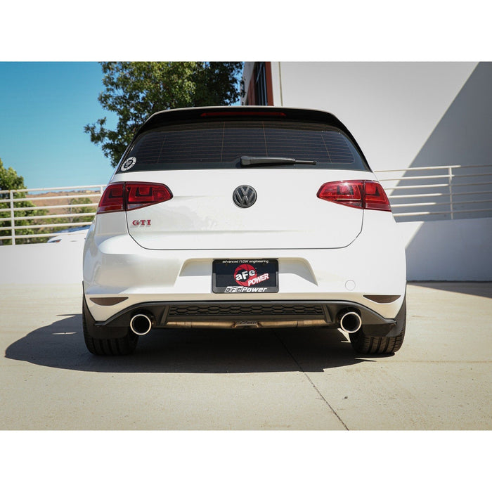 aFe Power Mach Force-Xp 3 IN to 2-1/2 IN Stainless Steel Axle-Back Exhaust System Volkswagen GTI (MKVII) 15-17 L4-2.0L (t)