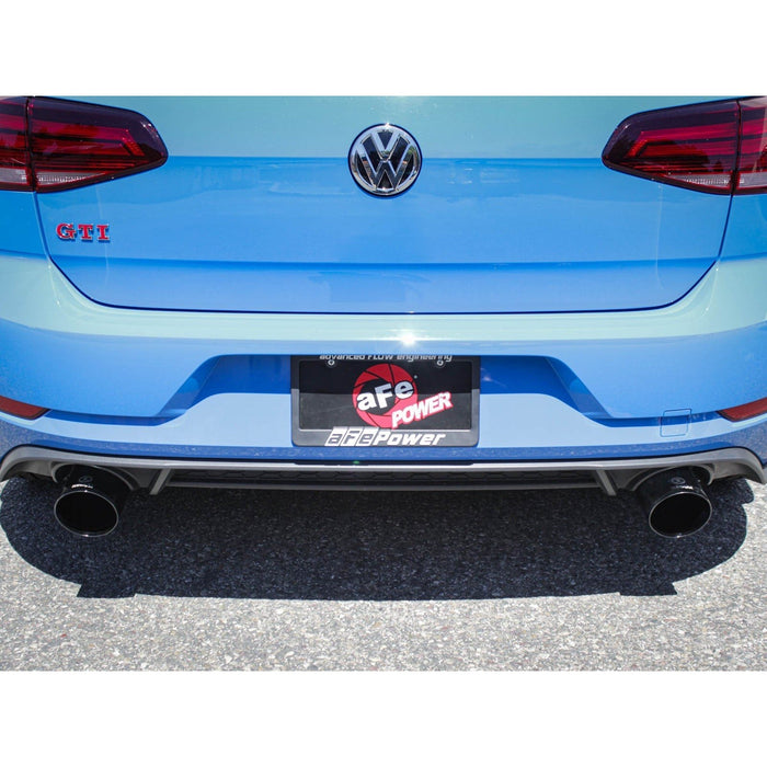 aFe Power Mach Force-Xp 3 IN to 2-1/2 IN Stainless Steel Axle-Back Exhaust System Volkswagen GTI (MK7.5) 18-19 L4-2.0L (t)