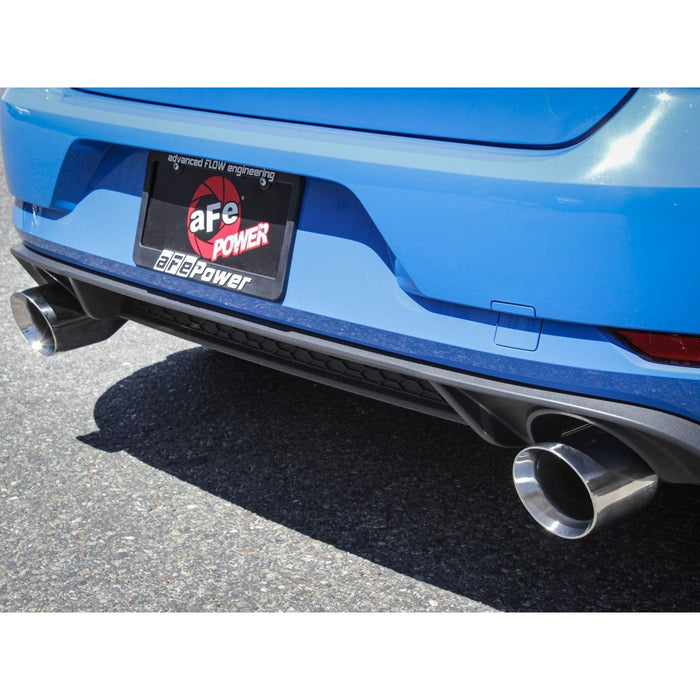 aFe Power Mach Force-Xp 3 IN to 2-1/2 IN Stainless Steel Axle-Back Exhaust System Volkswagen GTI (MK7.5) 18-19 L4-2.0L (t)