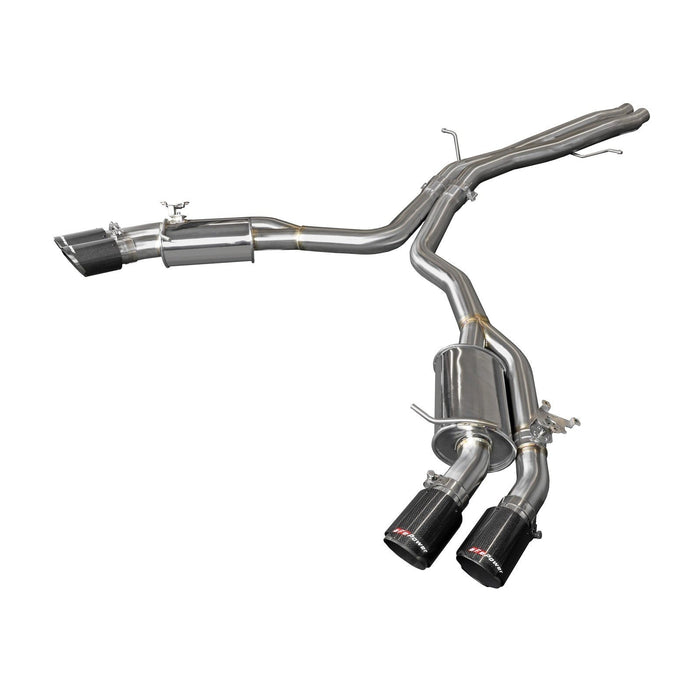 aFe Power Mach Force-Xp 3 IN to 2-1/2 IN Stainless Steel Cat-Back Exhaust System Audi RS5 Coupe 18-20 V6-2.9L (t)