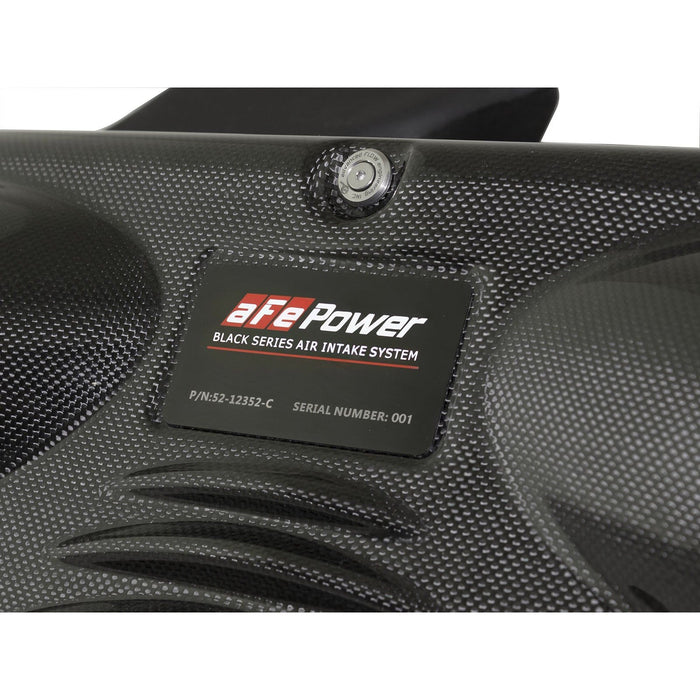 aFe Power Black Series Stage-2 Carbon Fiber Cold Air Intake System w/ Pro 5R Media Porsche 911 (991) 12-16 H6-3.4L/3.8L