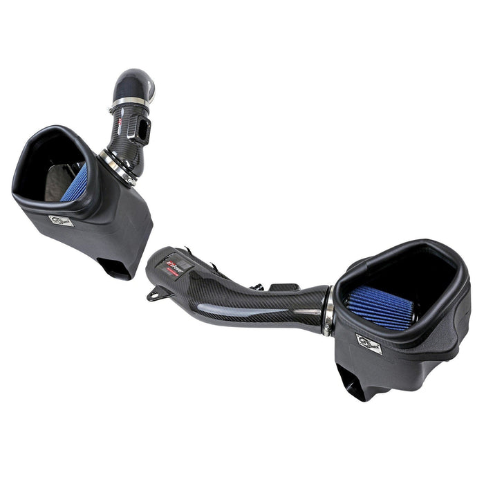 aFe Power Track Series Stage-2 Carbon Fiber Intake System w/ Pro 5R Media BMW M3/M4 (F80/82/83) / M2 Competition (F87) 15-20 L6-3.0L(tt) S55