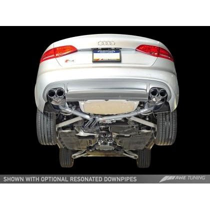 AWE Tuning Audi B8.5 S4 3.0T Touring Edition Exhaust System - Diamond Black Tips (102mm)