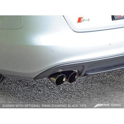 AWE Tuning Audi B8.5 S4 3.0T Touring Edition Exhaust System - Diamond Black Tips (102mm)