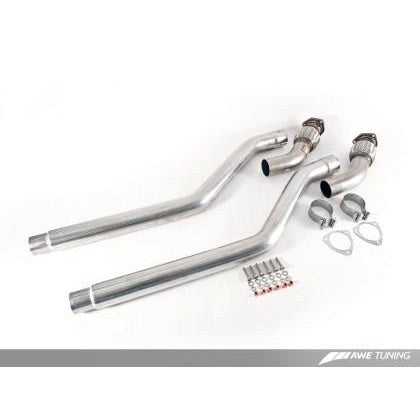 AWE Tuning Audi B8 / B8.5 S5 Cabrio Touring Edition Exhaust - Non-Resonated - Chrome Silver Tips