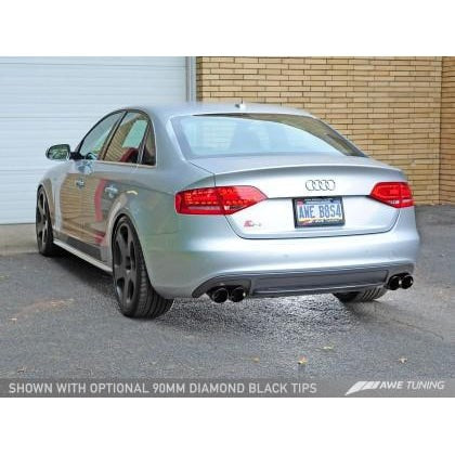 AWE Tuning Audi B8 / B8.5 S4 3.0T Touring Edition Exhaust - Diamond Black Tips (90mm)