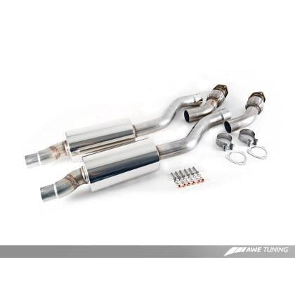 AWE Tuning Audi B8 / C7 3.0T Resonated Downpipes for S4 / S5 / A6 / A7