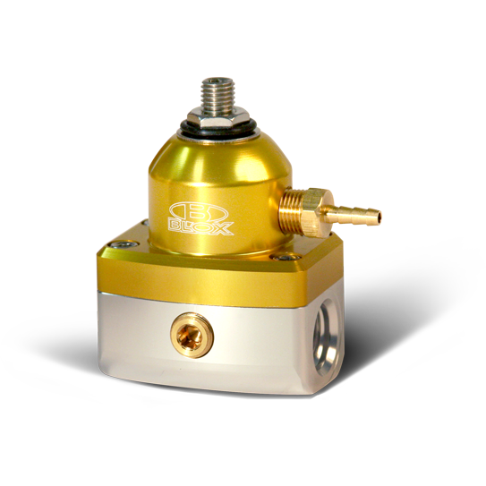 BLOX Racing Competition Adjustable Fuel Pressure Regulator - 2-Port