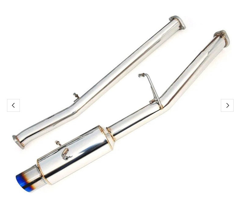 Invidia N1 Cat Back Exhaust Non Resonated - WRX/STI GD 01-07