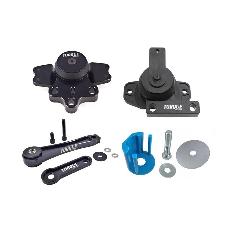 Torque Solution Engine,Transmission & Pendulum Mount Kit w/ Race Insert: Audi A3 & TT MK2 2.0T FSI