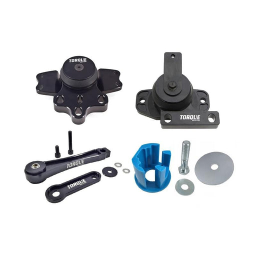 Torque Solution Engine,Transmission & Pendulum Mount Kit w/ Race Insert: Audi TT / A3 2.0 TSI