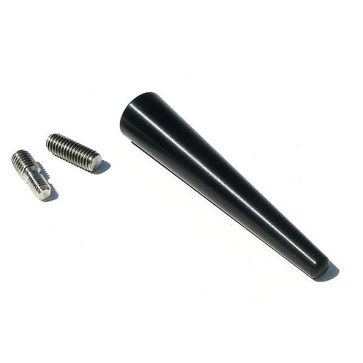 Torque Solution Black Billet Short Antenna: Audi / Volkswagen