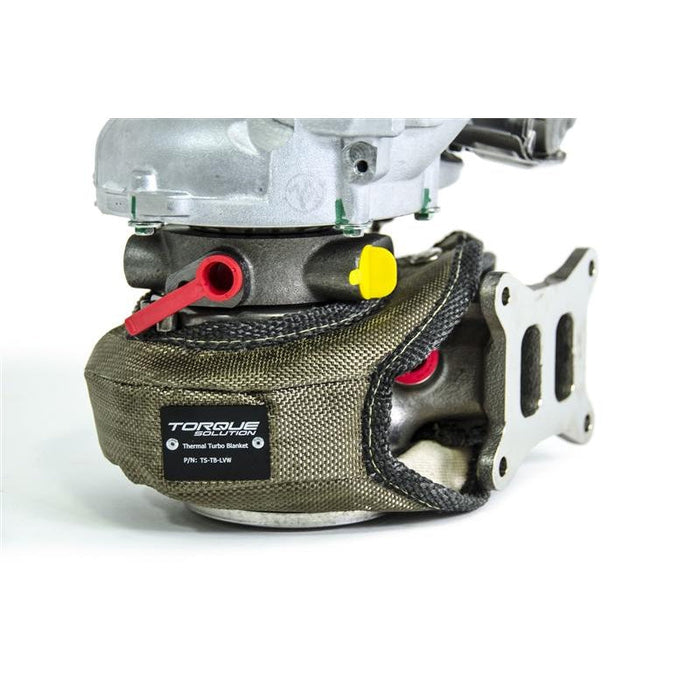 Torque Solution Thermal Turbo Blanket (Lava): Audi / VW MK7 1.8T/2.0T Gen3 / 2.5T