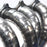 BLOX Racing Honda B-Series Titanium GR1 TI HI-Flo Header - 4-2-1 TRI-Y