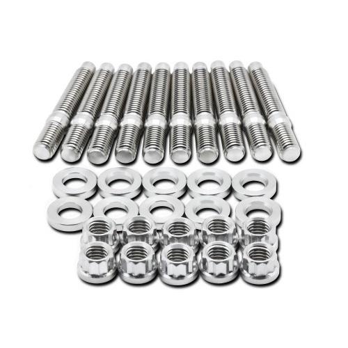 BLOX Racing Stainless Steel Exhaust Manifold Studs - M8X1.25X45MM 7-10 Piece Kits