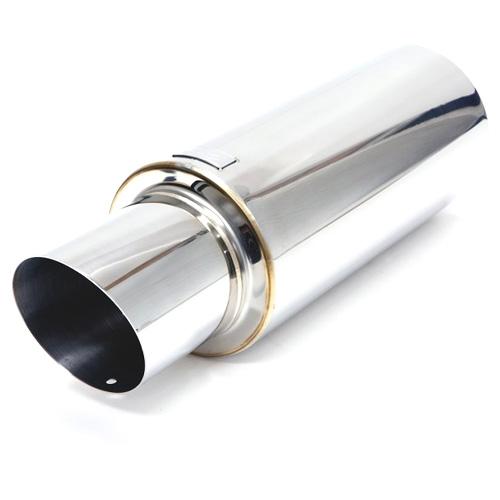 BLOX Racing Universal N1 Muffler - Angled Tip