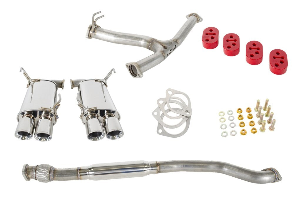 GrimmSpeed Catback Exhaust System - Resonated - 11-20 WRX/STI Sedan