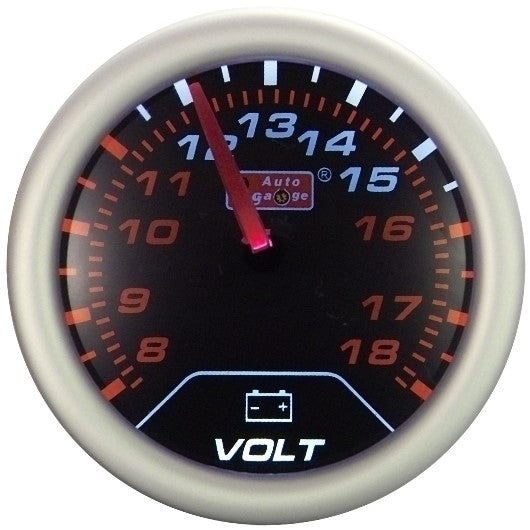 Autogauge 2" AU Smoked Voltage Gauge