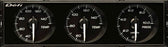 DEFI DIN Gauge Black Dial - Amber White Characters - Amber White Illumination (RHD ONLY)