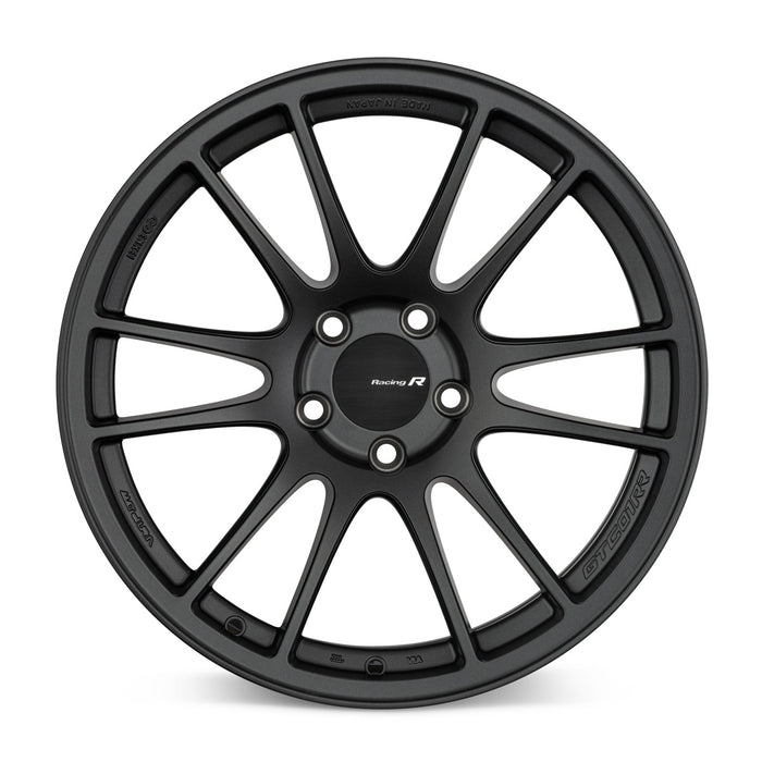 Enkei GTC01RR 18x9.5 5x114.3 35mm Offset Matte Gunmetallic Wheel *Will not fit STI*