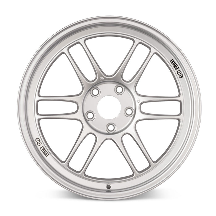 Enkei RPF1 17x10 5x114.3 38mm Offset 73mm Bore Silver Wheel 93-98 Supra
