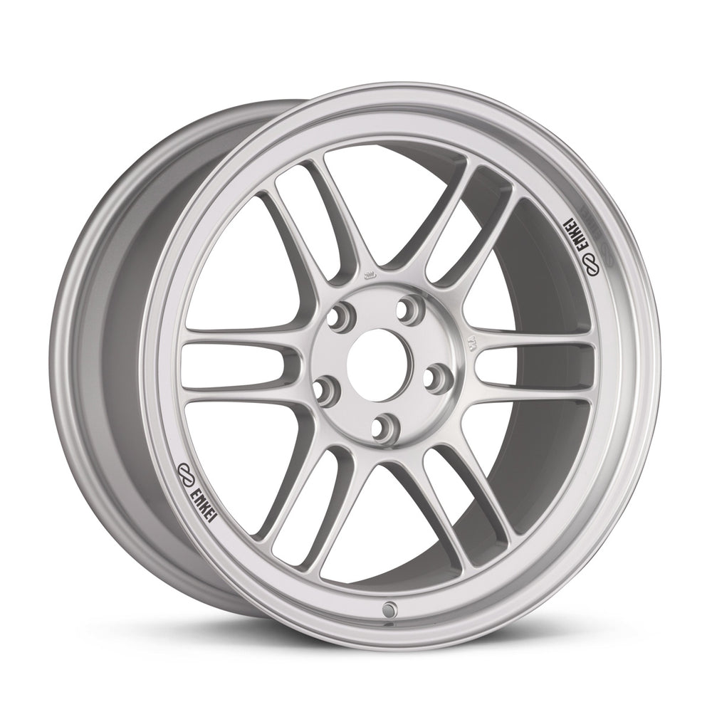 Enkei RPF1 15x7 4x100 35mm Offset 73mm Bore Silver Wheel Miata 4-Lug / 02-06 Mini