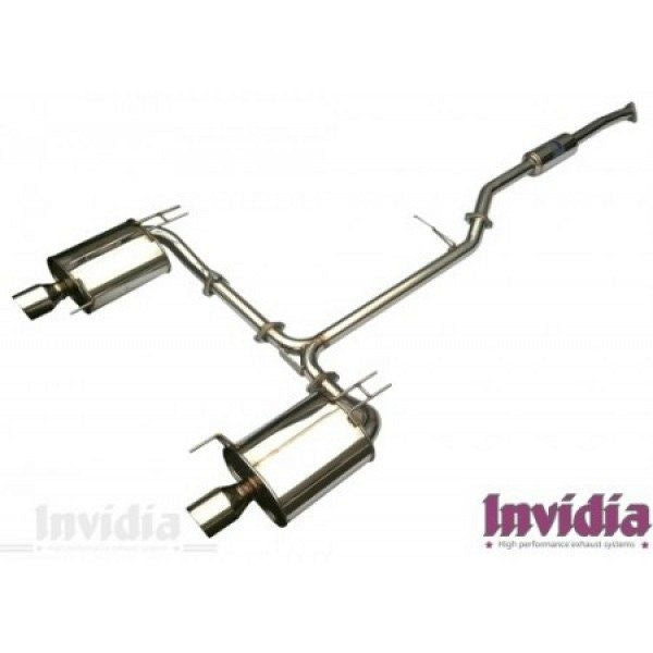 Invidia 04-08 Honda TSX Q300 Rolled Titanium Tip Cat-Back Exhaust