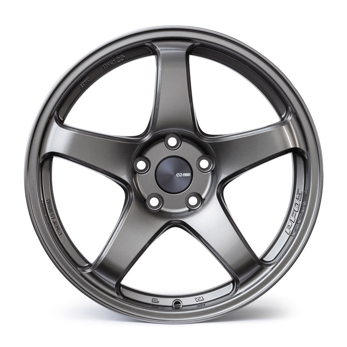Enkei PF05 18x8 5x114.3 45mm Offset 75mm Bore Dark Silver Wheel
